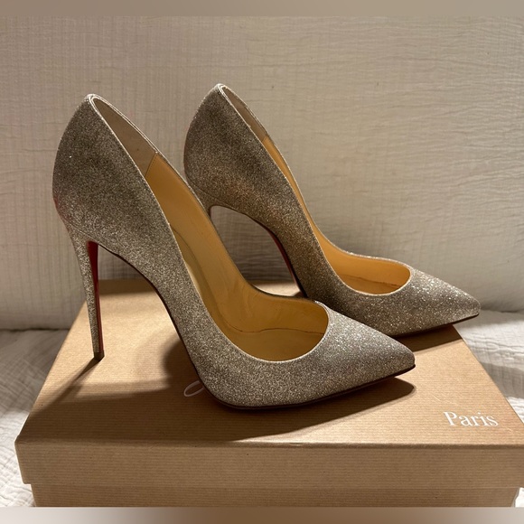 Christian Louboutin Pigalle Follies 100 Glitter - Picture 1 of 5